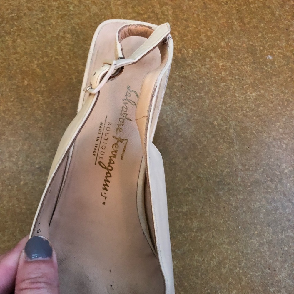 Ferragamo Two Tone Slingbacks - image 7